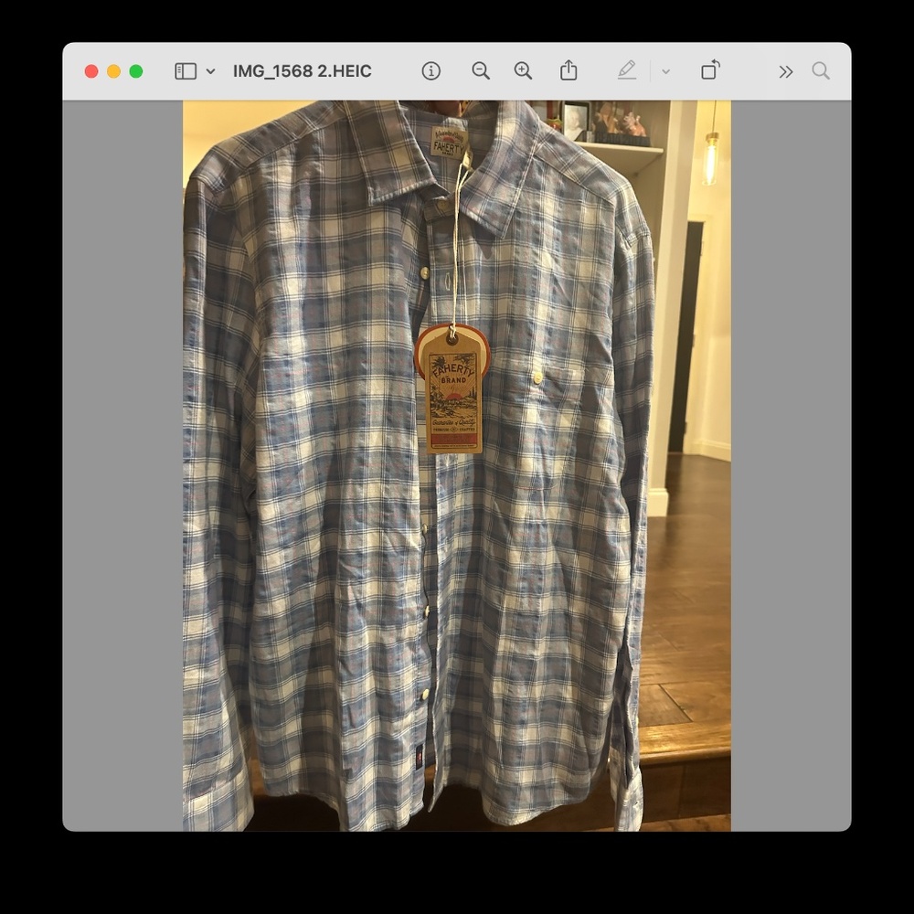 Faherty button down New with tags NWT - image 1